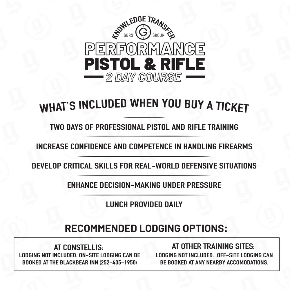2026 KT Pistol Rife Course What's Included