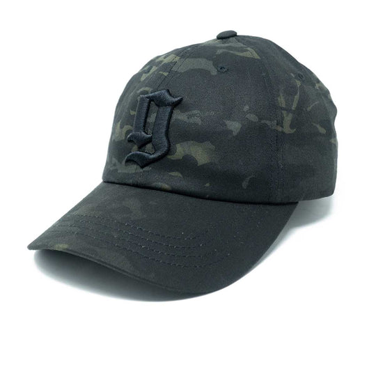 GBRS Group Puff G Dad Hat - Camo with Black embroidery