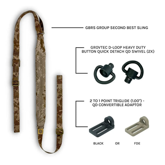 GBRS Group Second Best Sling Bundle  Desert-Digi-FDE