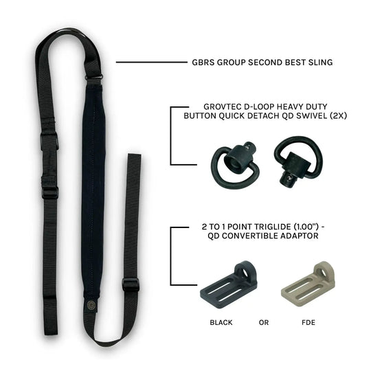 GBRS Group Second Best Sling Bundle  Black-FDE