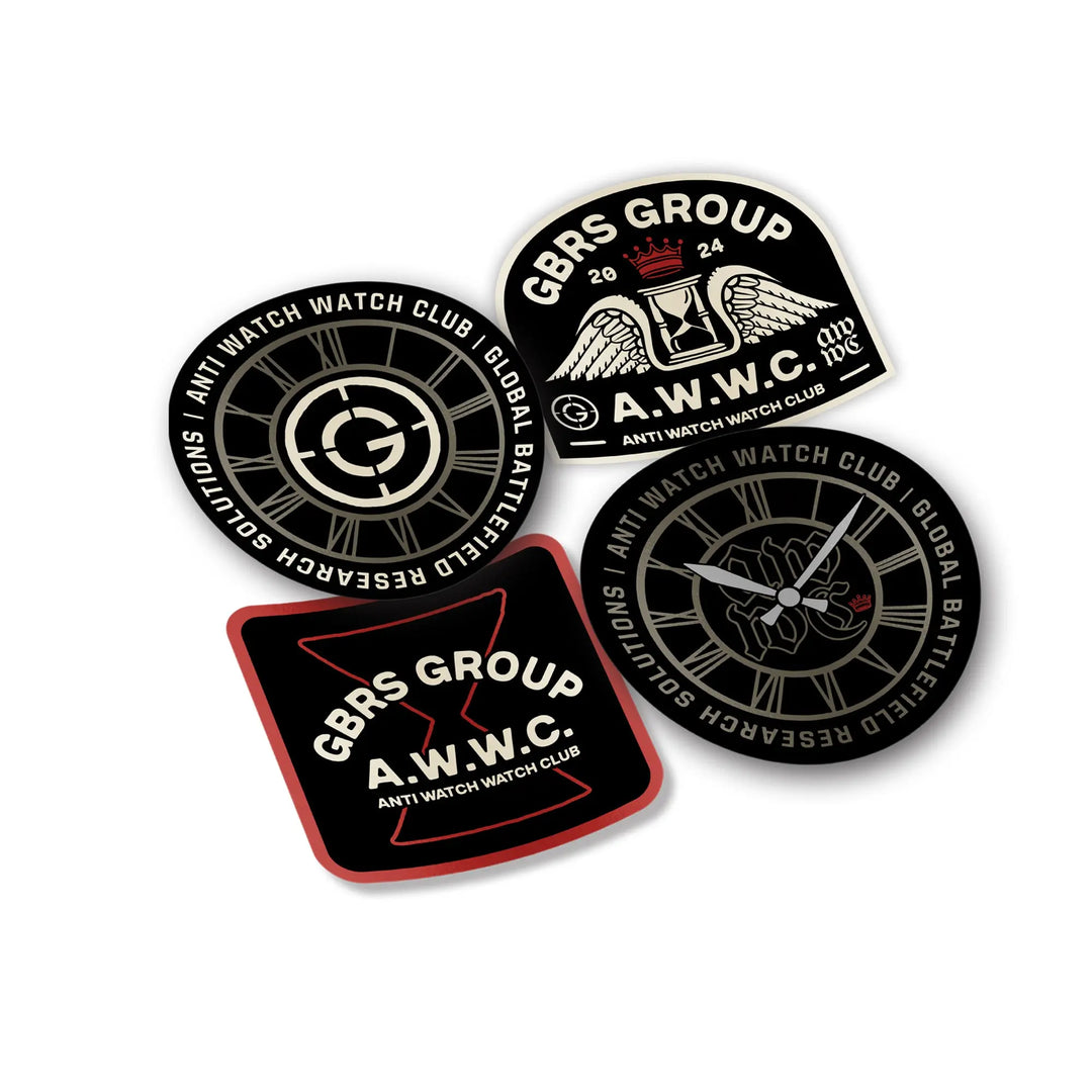 GBRS Group x AWWC Timepiece Sticker Pack Multicolor