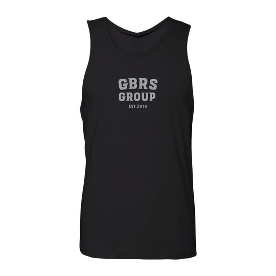 GBRS Group Storming the Beach Tank - Front of shirt pictured on white background