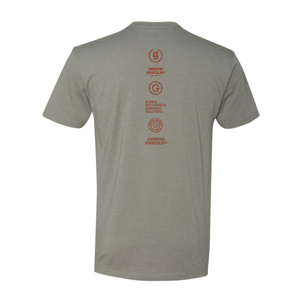 GBRS Group Axes Short Sleeve Shirt - BACK of shirt on white background