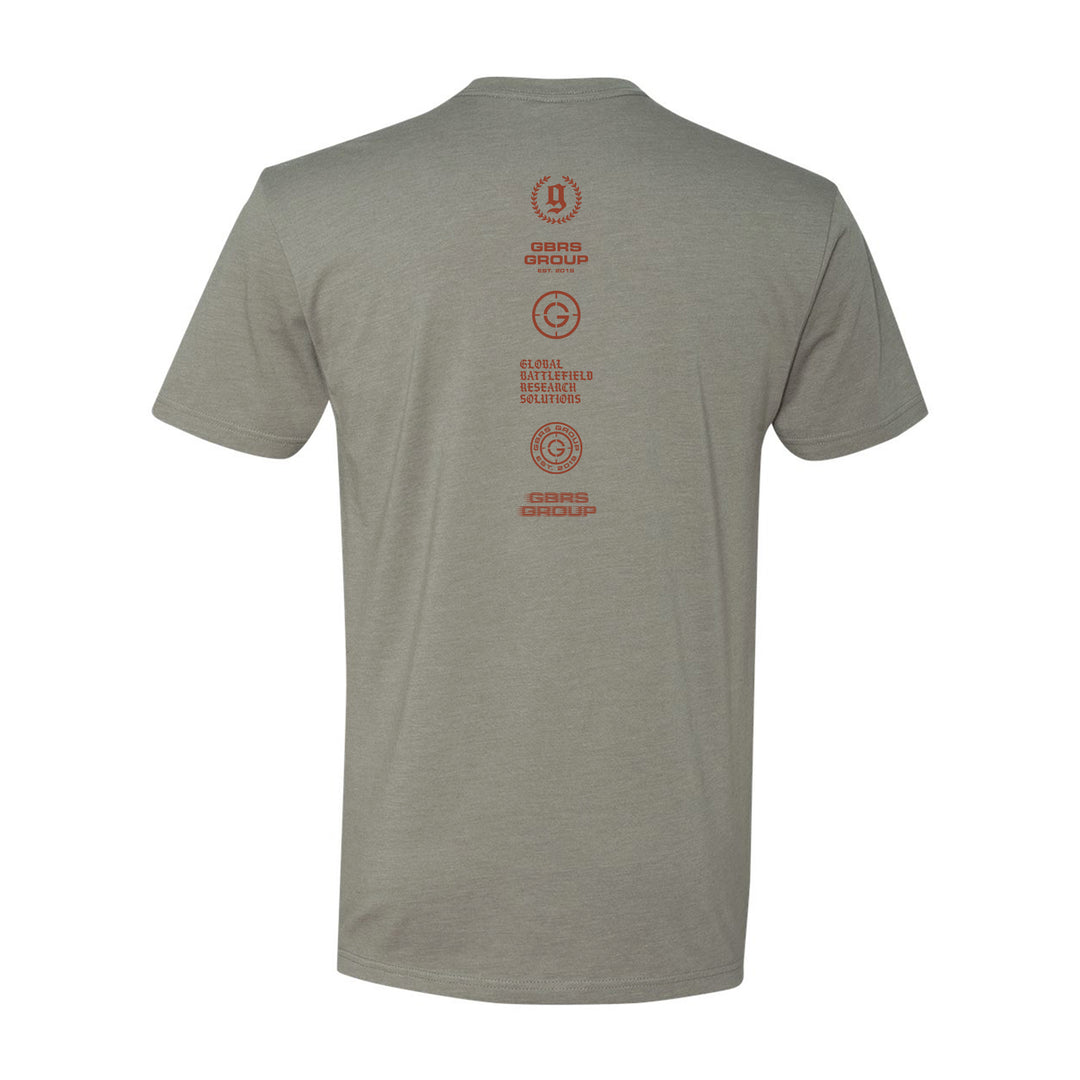 GBRS Group Axes Short Sleeve Shirt - BACK of shirt on white background