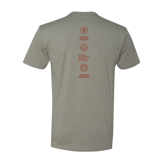 GBRS Group Axes Short Sleeve Shirt - BACK of shirt on white background