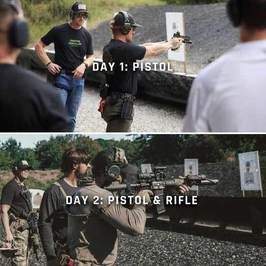 Course Overview - lifestyle of pistol and rifle training