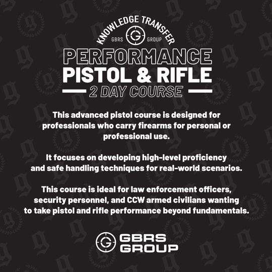 KT Pistol Rife Course Overview