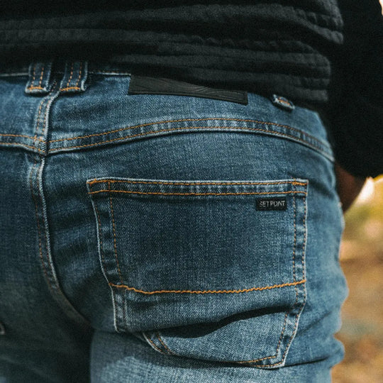 Set Point™ by GBRS Group AP Nomad Jean is a rugged comfort, all-purpose jean for everyday use.