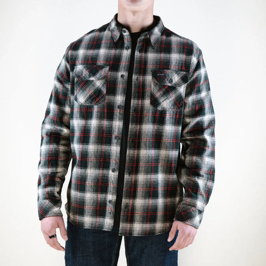 Set Point™ by GBRS Group MD Approach Flannel Black-Tan-Red-3XL