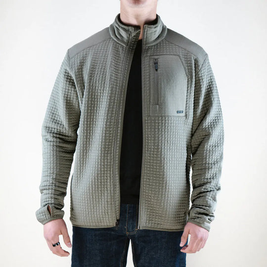 The Set Point™ by GBRS Group OL Zip Up Jacket utilizing Polartec® Power Air™ Performance Fabric