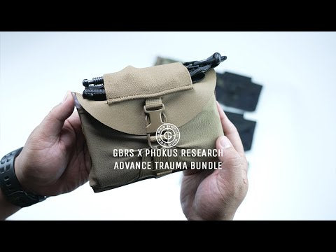 Video of  the GBRS x Phokus Research Advanced Trauma Bundle (ATB) and the multiple color varients that it's available to choose from.