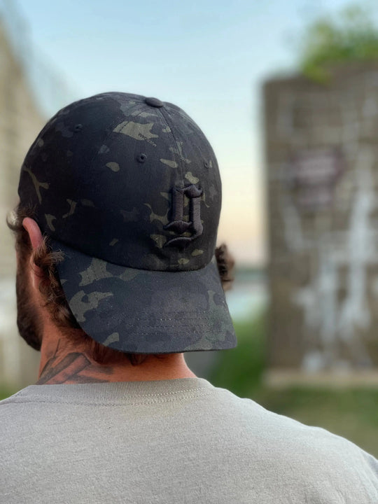GBRS Group Puff G Dad Hat - Lifestyle on backwards