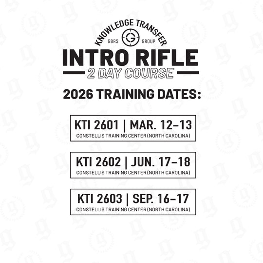 2026 KT Intro Rifle Course Training Dates
