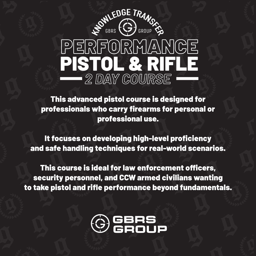 Knowledge Transfer 2505 | 2-Day Performance Pistol & Rifle Course