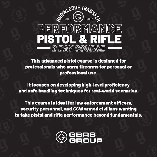 Knowledge Transfer 2505 | 2-Day Performance Pistol & Rifle Course
