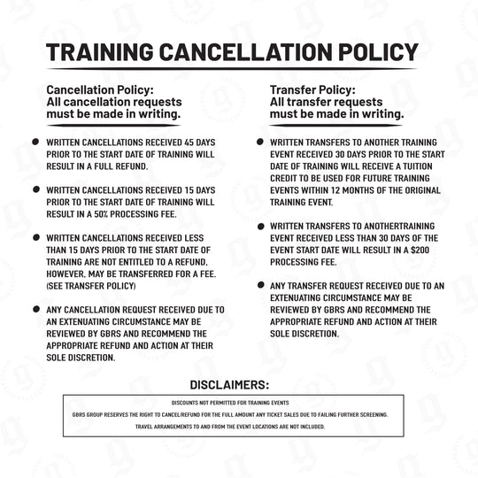Knowledge Transfer 2505 | 2-Day Performance Pistol & Rifle Course
