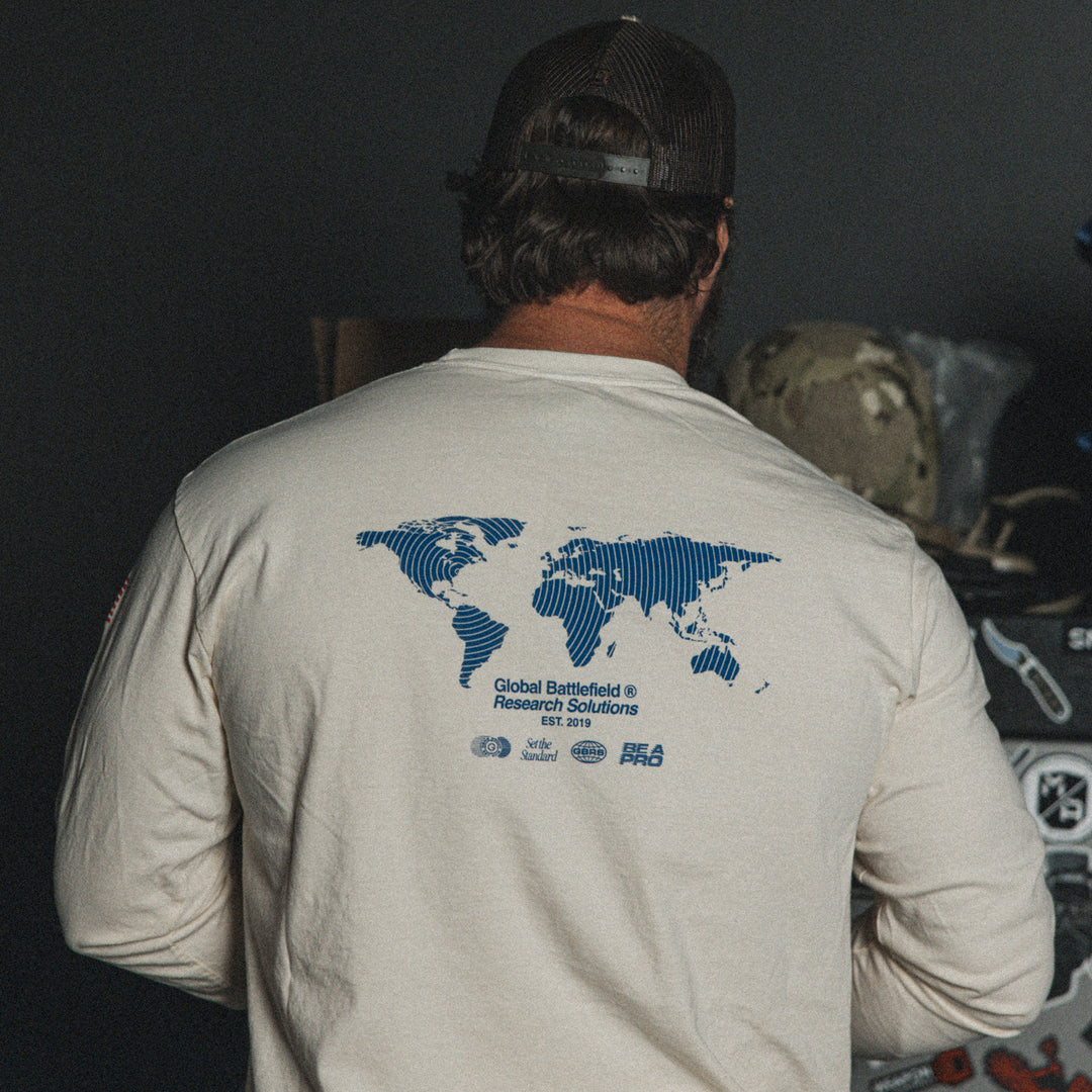 GBRS Group A-Team Long Sleeve Shirt - Lifestyle image showing back of shirt