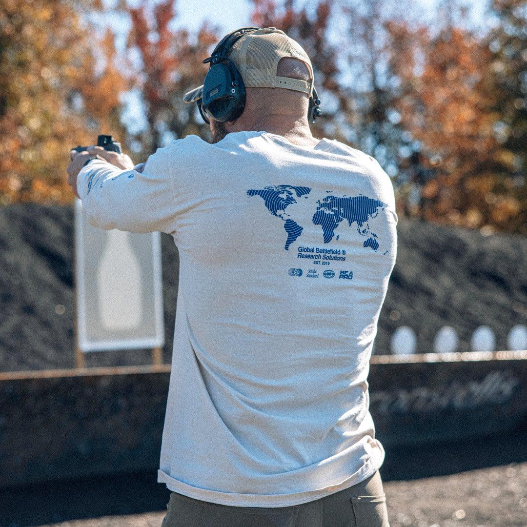 GBRS Group A-Team Long Sleeve Shirt - Lifestyle image showing back of shirt