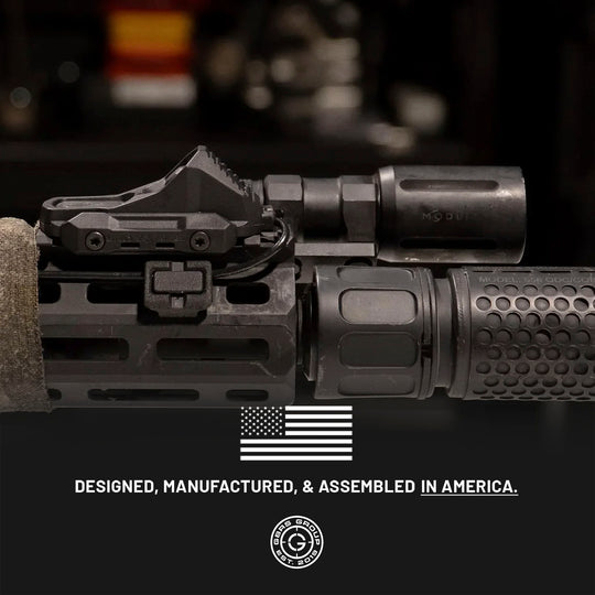 UNITY™ Tactical AXON™ Switch is designed, manufactured, and assembled in America. This is a Berry Compliant product