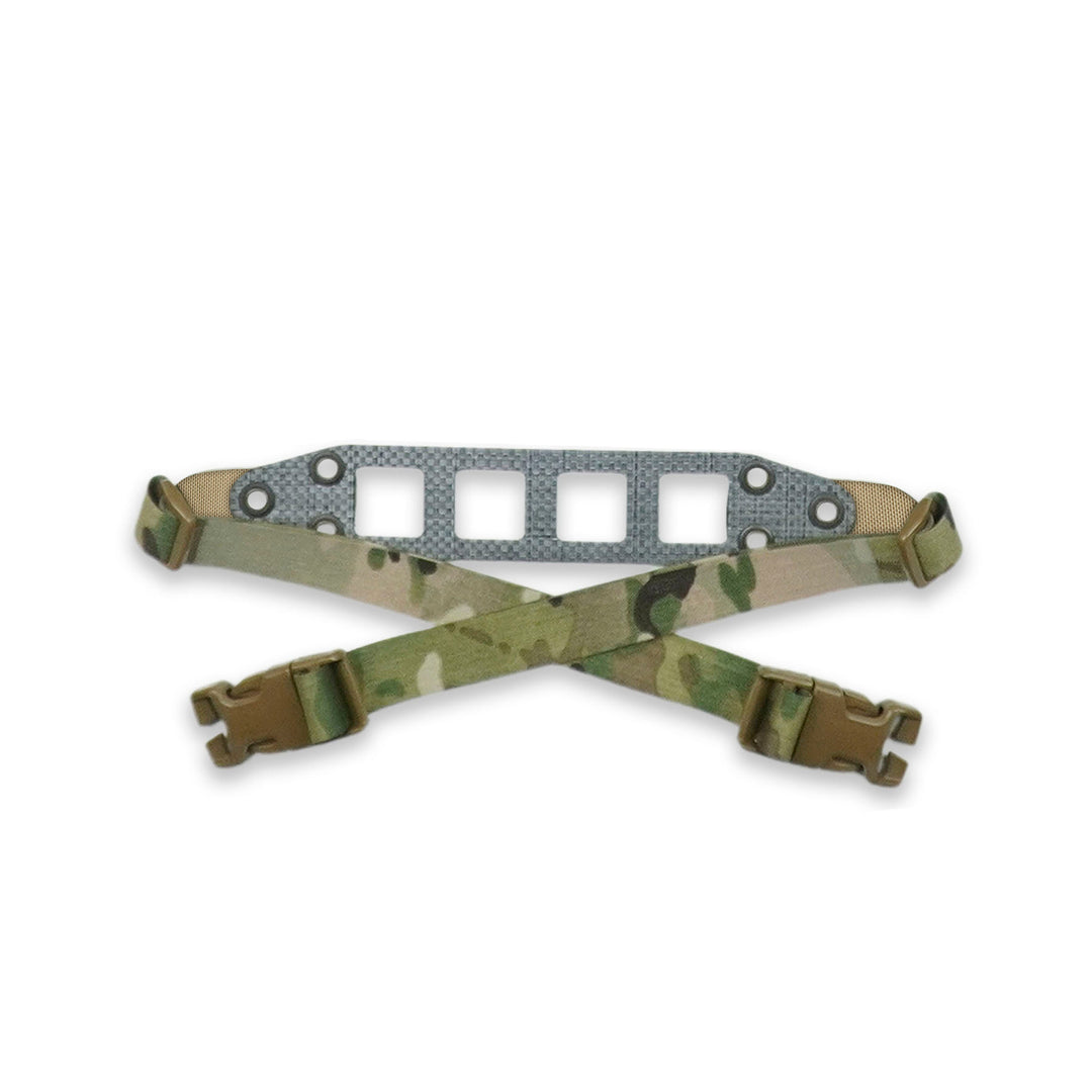 GBRS Group Modular Chest Rig Lower Back Strap in Multicam on a white background