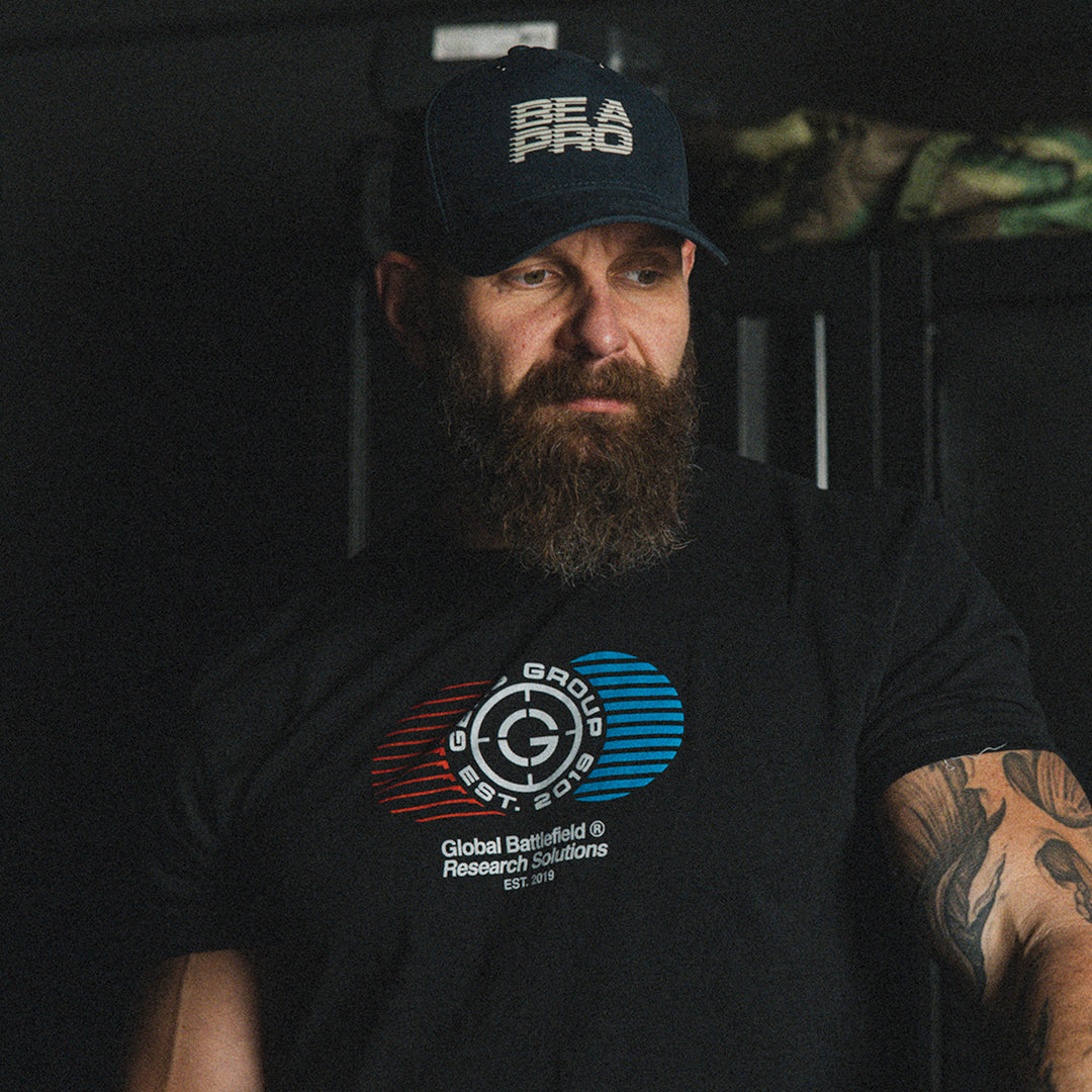 GBRS Group Be A Pro Canvas Trucker Hat - Lifestyle image picturing front of hat