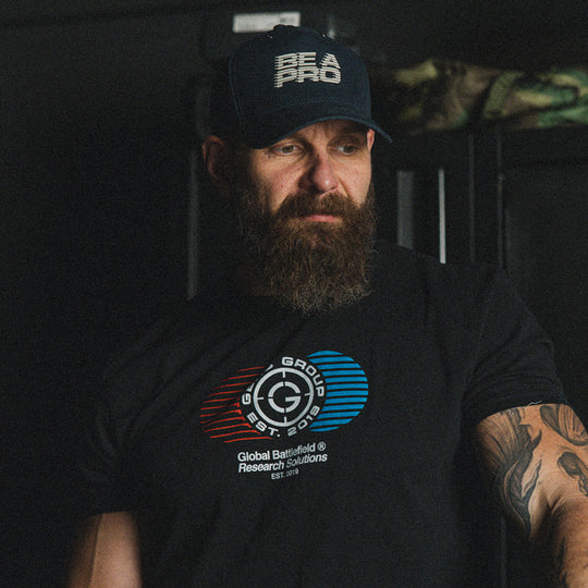 GBRS Group Be A Pro Canvas Trucker Hat - Lifestyle image picturing front of hat