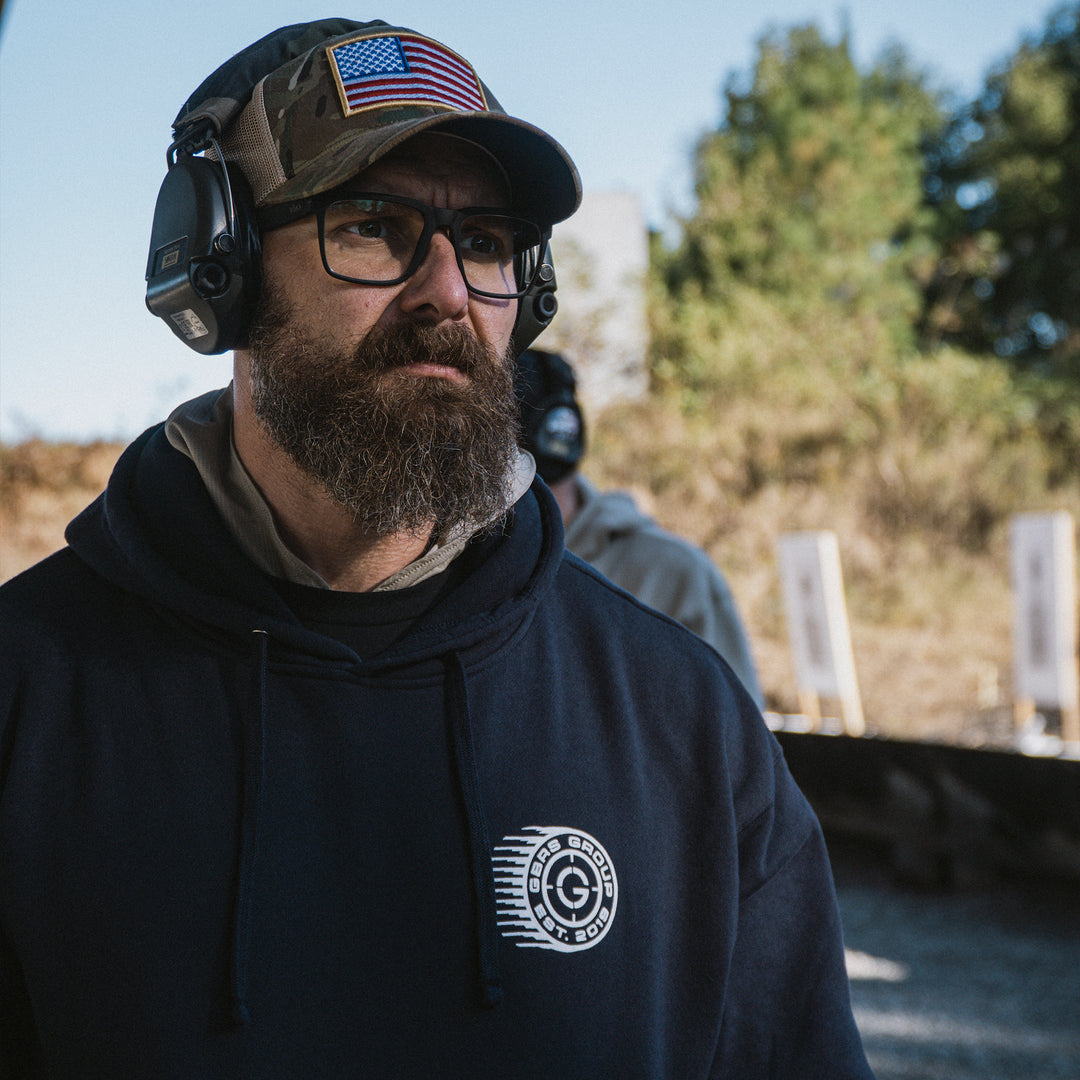 GBRS Group Be A Pro Pullover Hoodie - Lifestyle on body showing front of hoodie