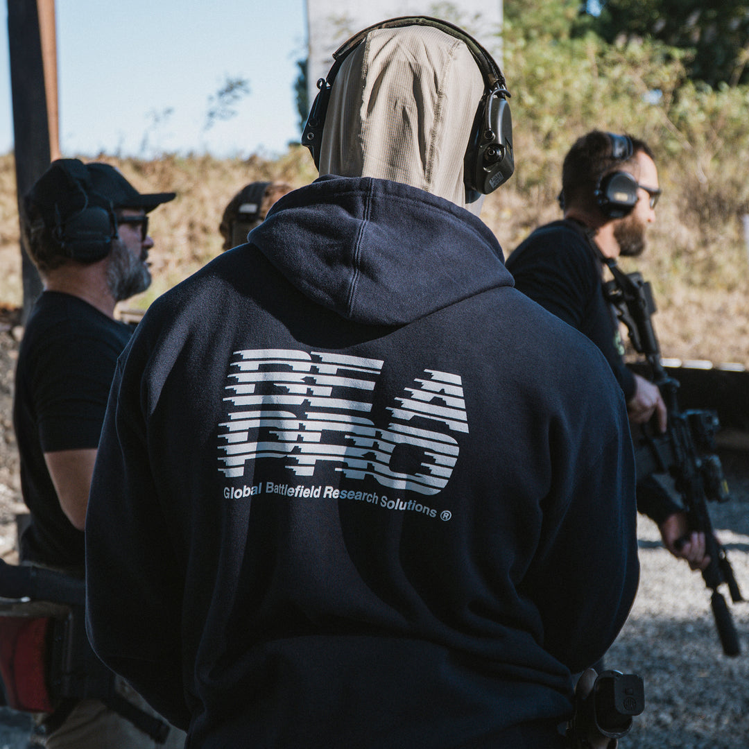 GBRS Group Be A Pro Pullover Hoodie - Lifestyle on body showing back of hoodie