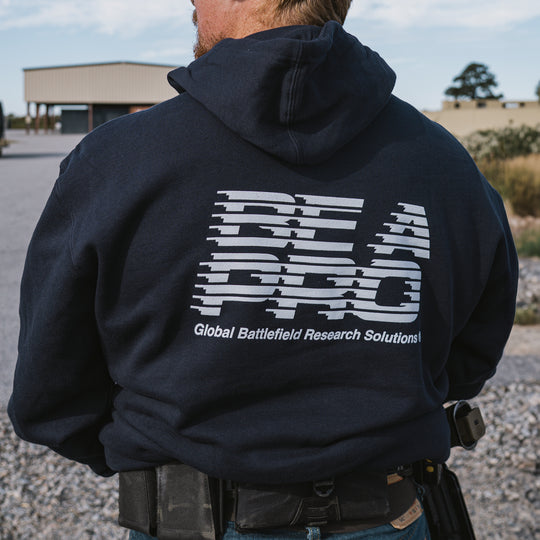 GBRS Group Be A Pro Pullover Hoodie - Lifestyle on body showing back of hoodie