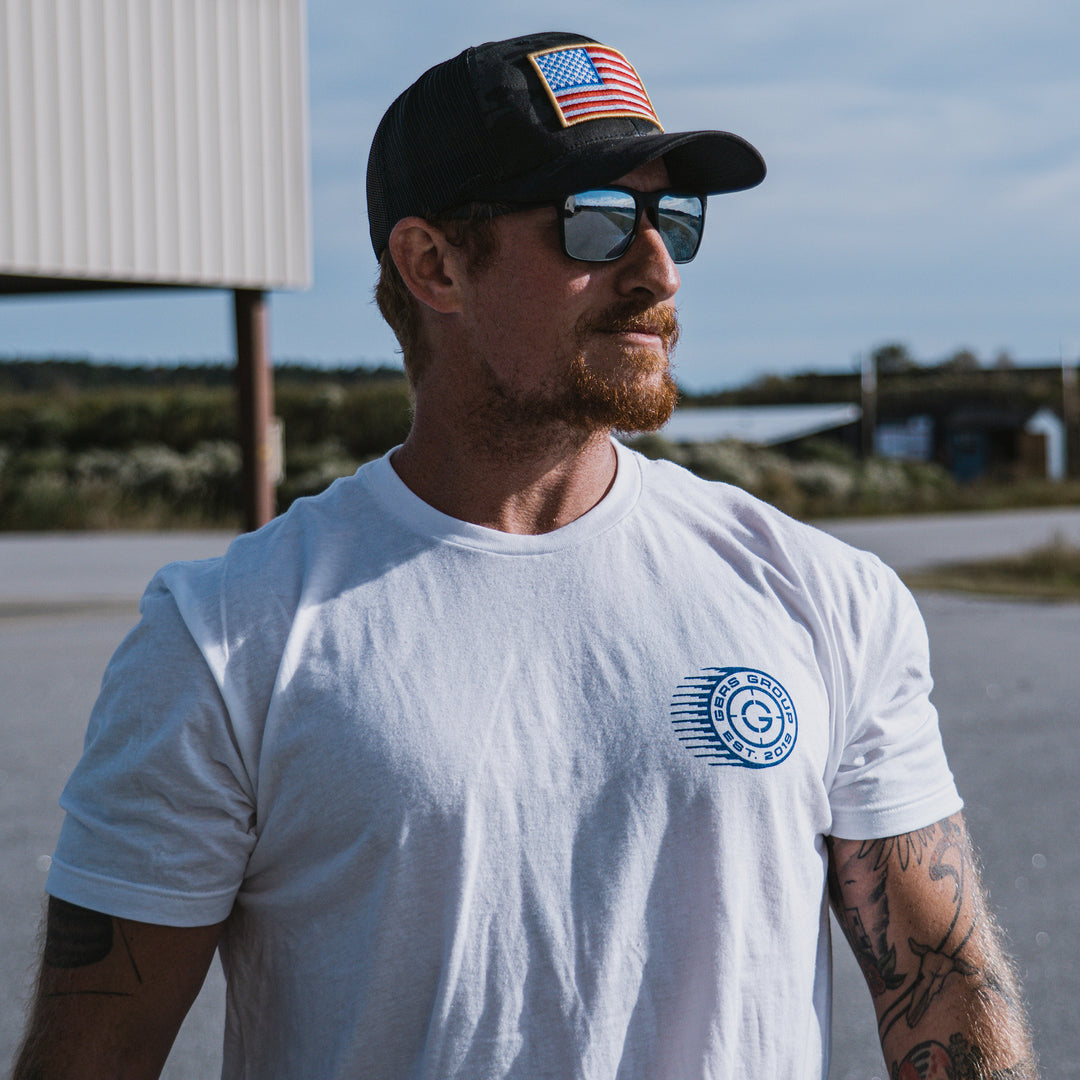 GBRS Group Be A Pro Short Sleeve Shirt - Lifestyle image picturing front of shirt in white