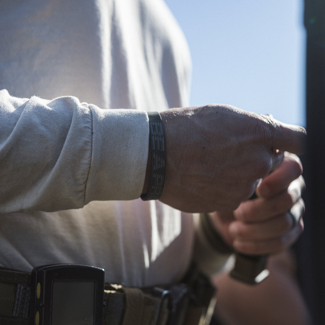 GBRS Group Be A Pro Silicone Wristband Lifestyle image shown on wrist