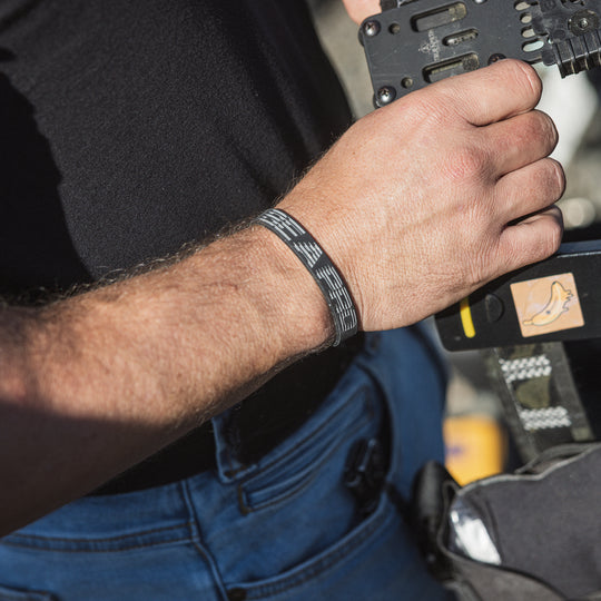 GBRS Group Be A Pro Silicone Wristband Lifestyle image shown on wrist