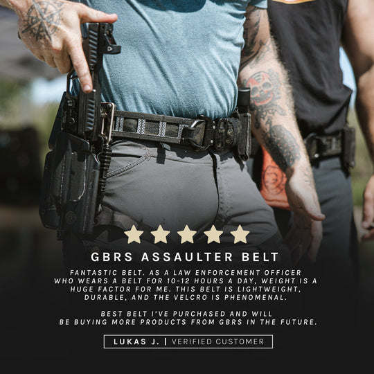 GBRS Group Assaulter Belt has 5-star reviews from our customers