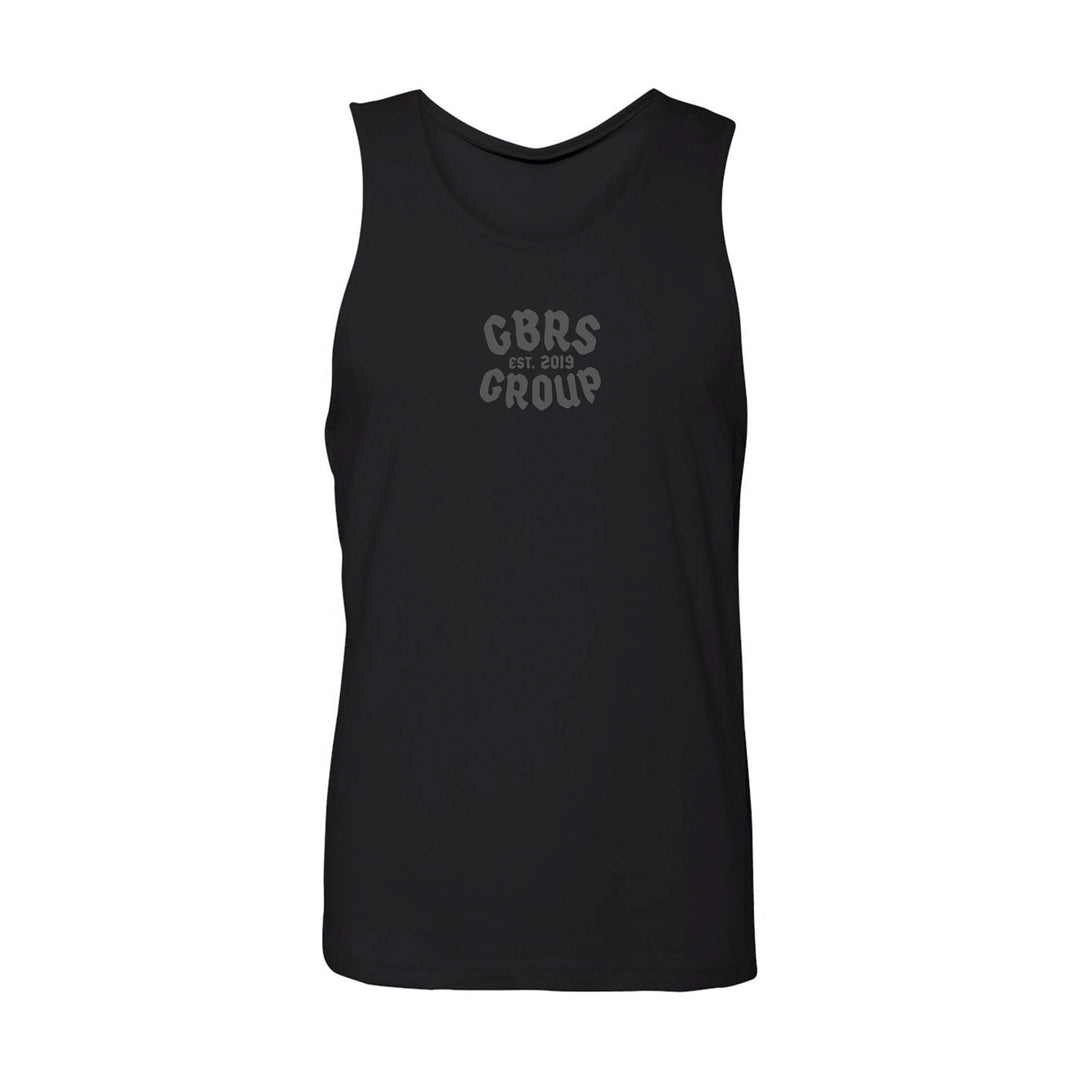 GBRS Group Black Flag Tank - Pictured on white background showing front print