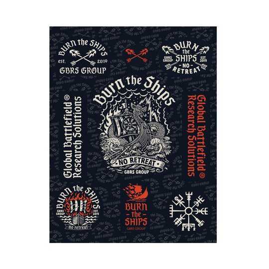 GBRS Group Burn The Ships Sticker Sheet
