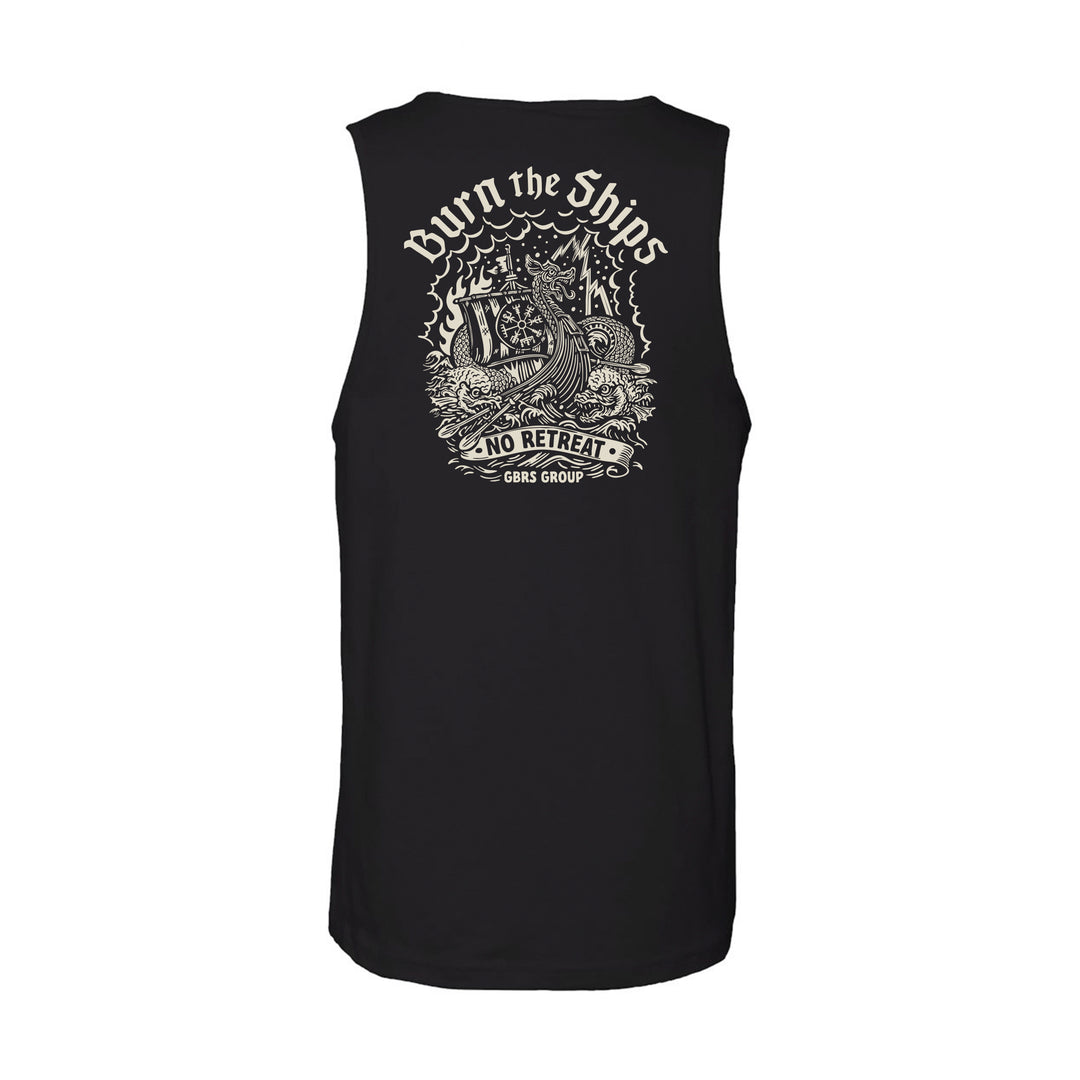 GBRS Group Kraken Tank pictured on white showing back of tank print design