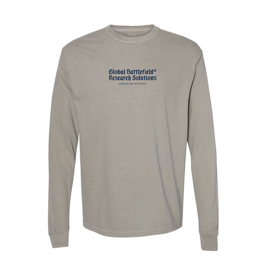 GBRS Group Kraken Long Sleeve Shirt pictured in Sandstone showing the front print design