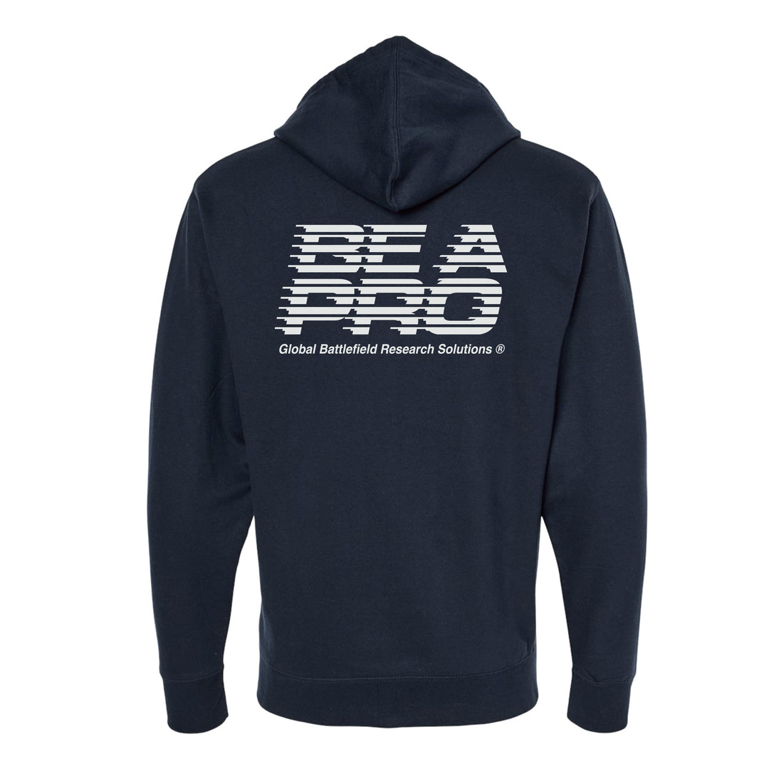 GBRS Group Be A Pro Pullover Hoodie - on white background showing back detail