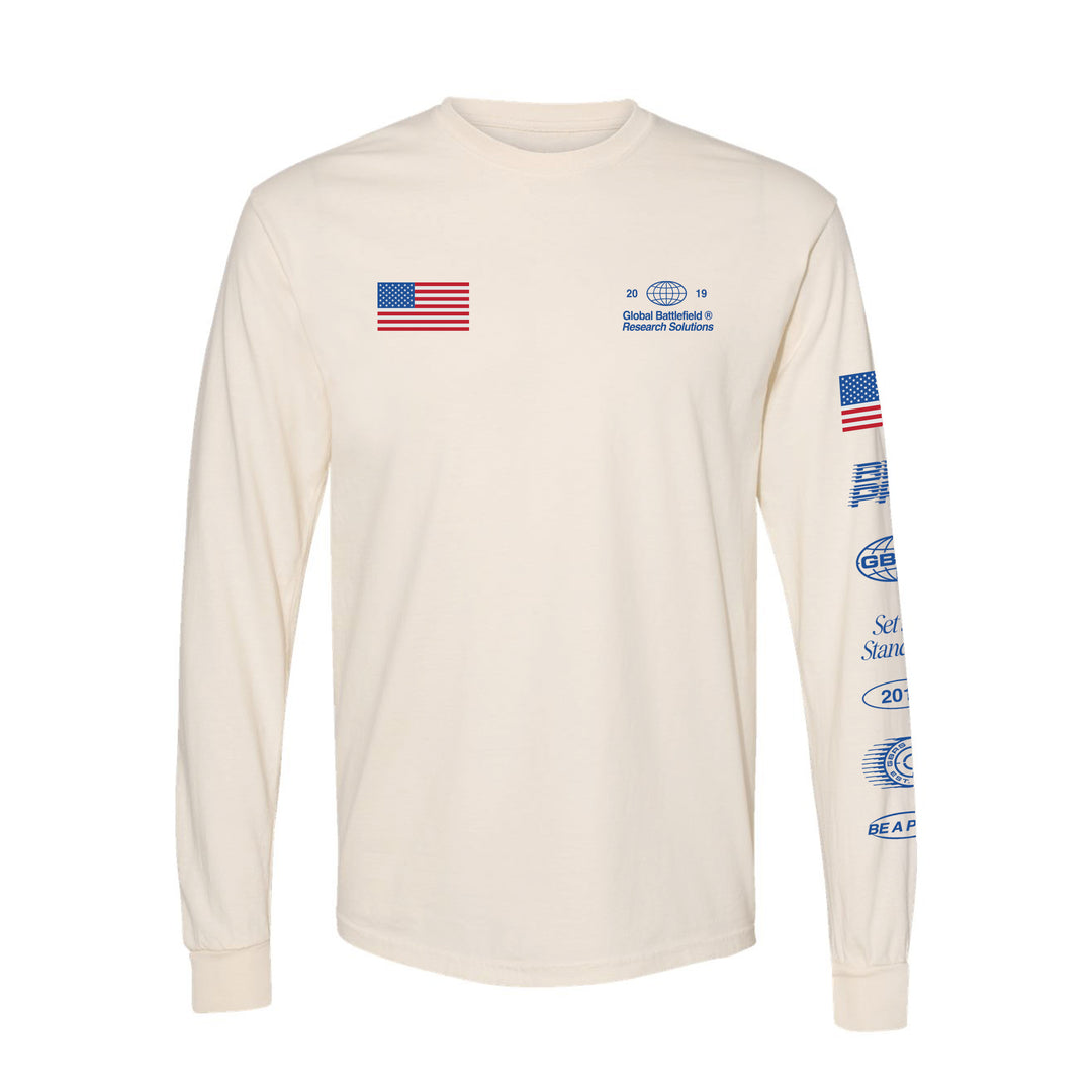 GBRS Group A-Team Long Sleeve Shirt - on white showing front detail