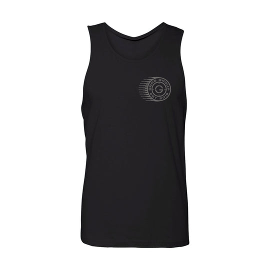 GBRS Group Be A Pro Tank- pictured on white background showing front design detail