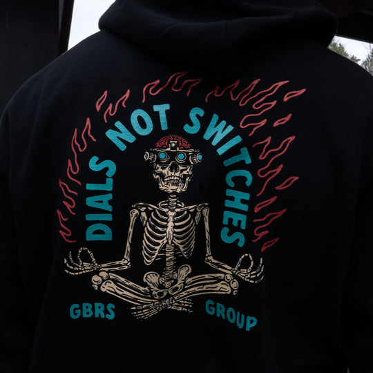 GBRS Group Lotus Pullover Hoodie Full Back Print Lifestyle Shot