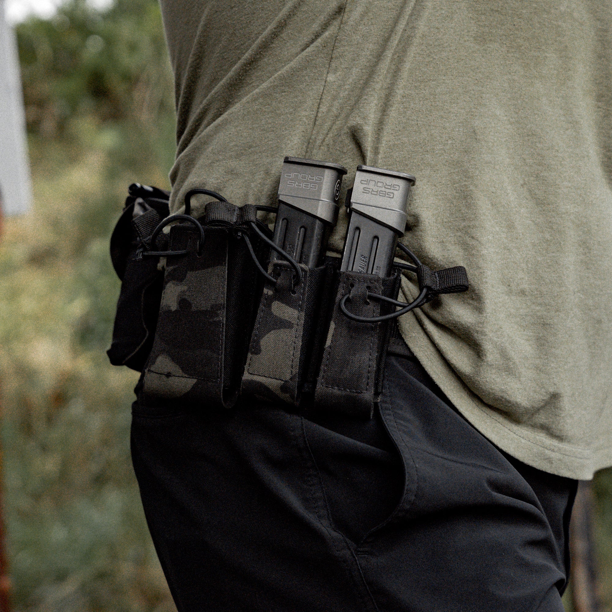GBRS Group Double Pistol Magazine Pouch - Bungee Retention – GBRS
