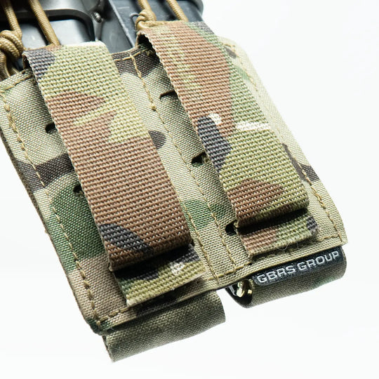 GBRS Group Double Pistol Magazine Pouch - Bungee Retention