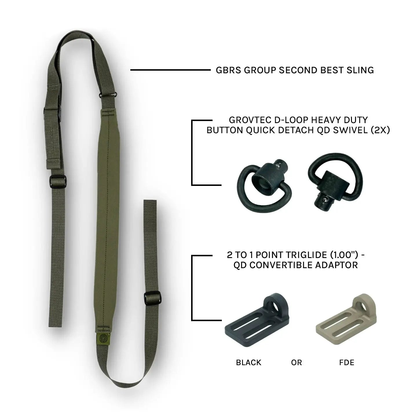 実物GBRS Group Second Best Sling Desert GBRS Group Second Best Sling – GBRS Group Gear