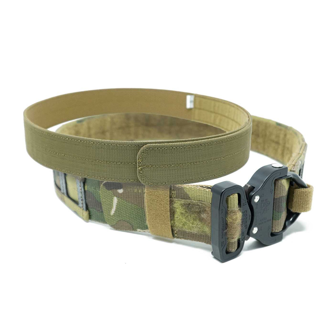 3 1/2 Inch Berry Compliant Camo Green Lite Weight Nylon Webbing Closeout