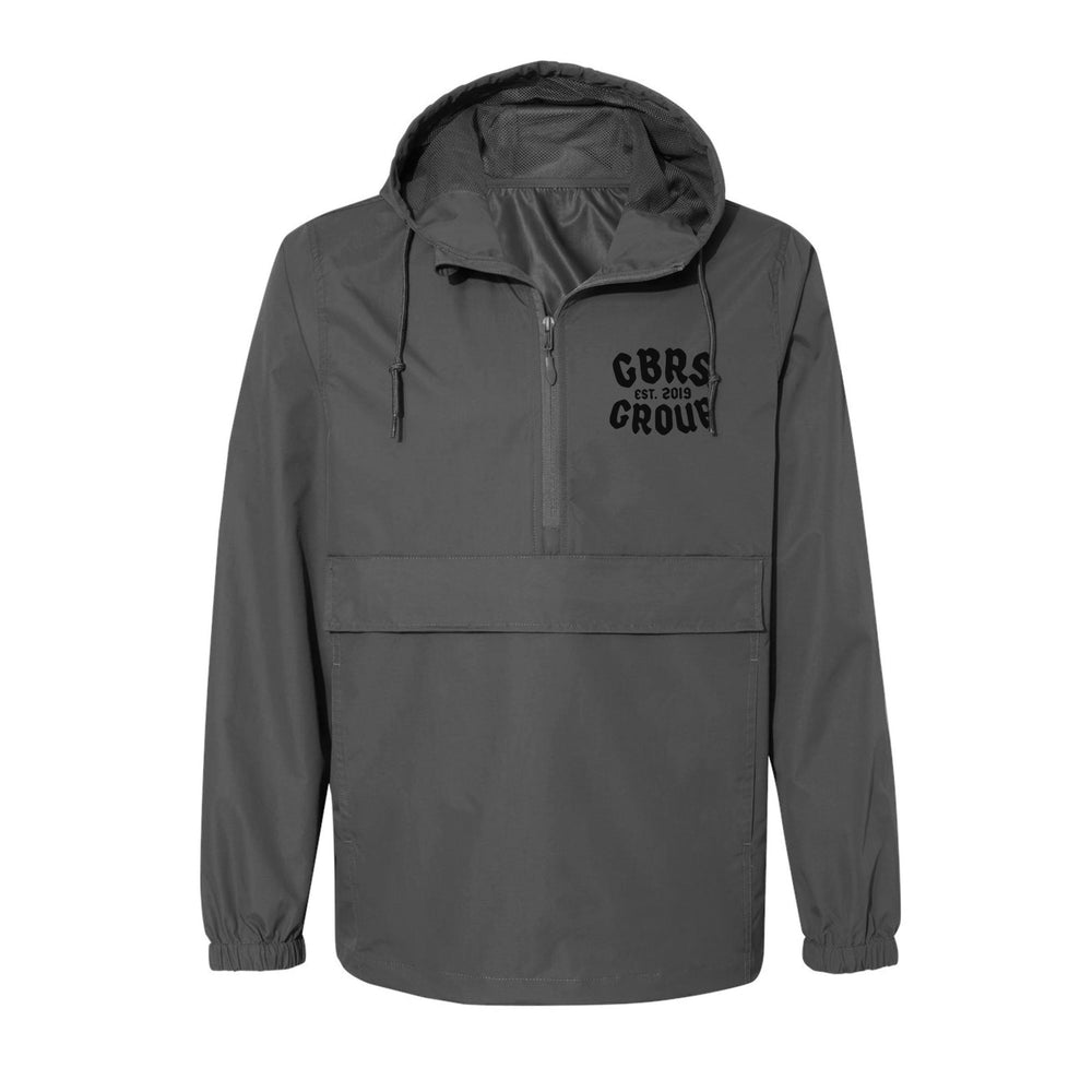 GBRS Group Terrible Night Rain Jacket on white background showing front print design