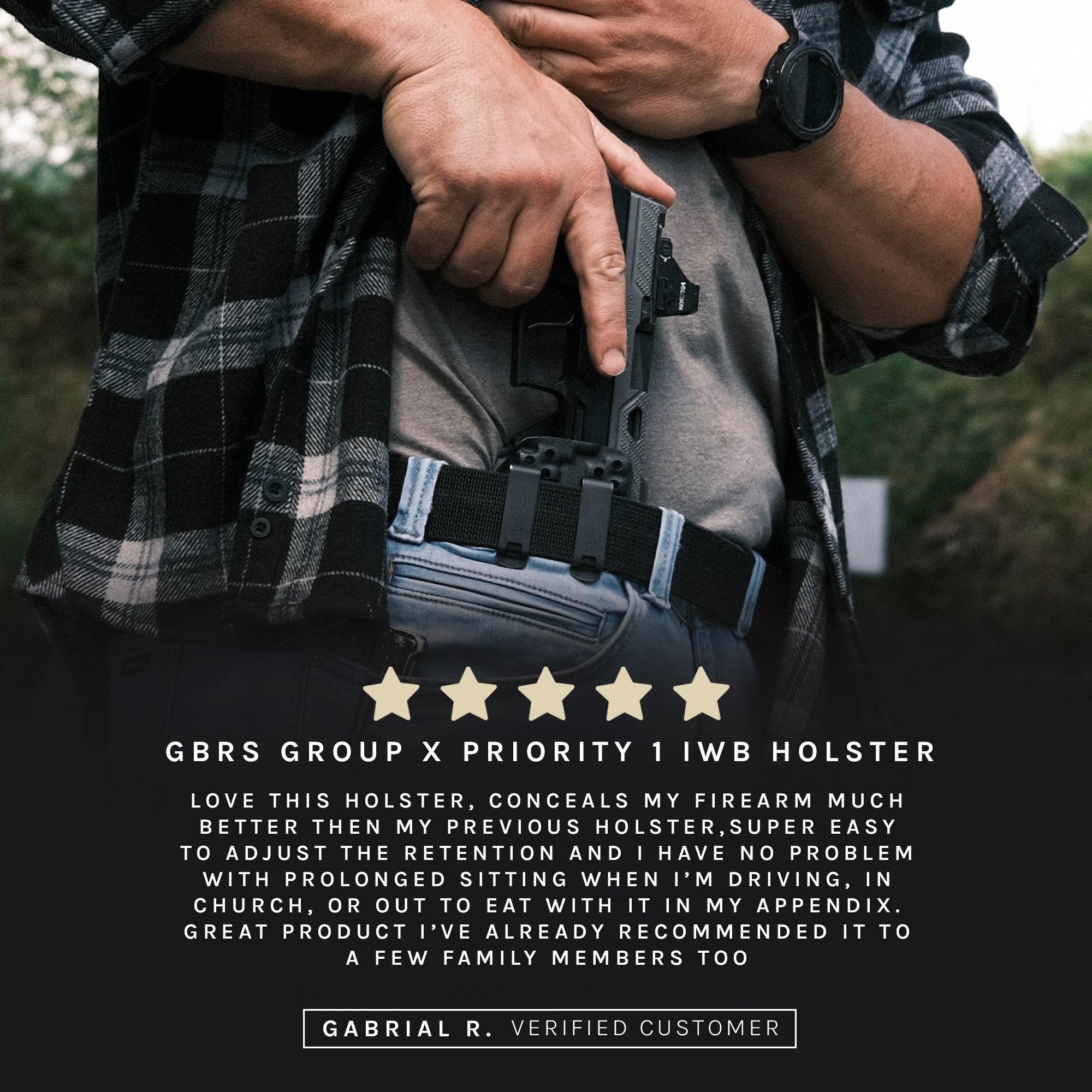 GBRS Group x Priority 1 IWB Holster (Right Handed) – GBRS Group Gear
