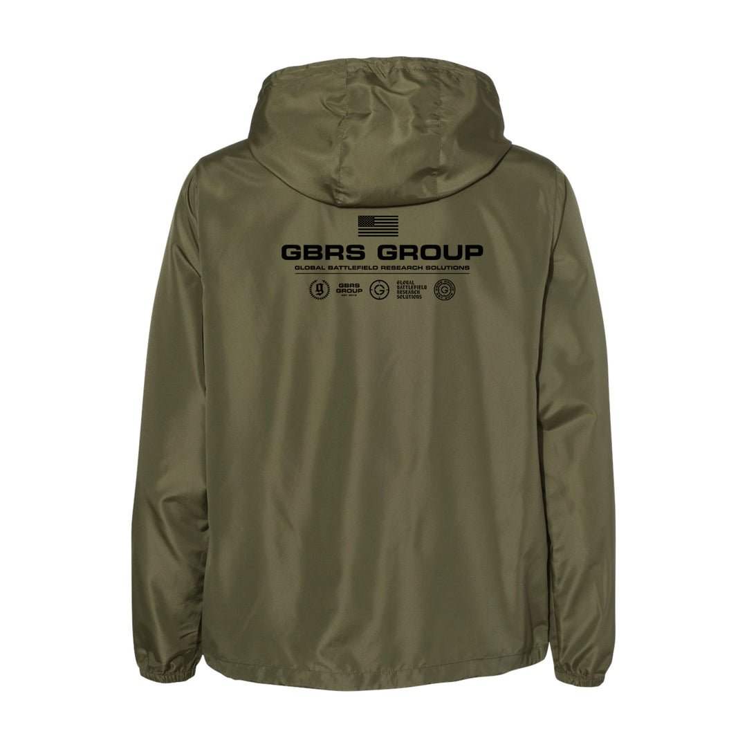 GBRS Group Instructor Windbreaker Jacket - Anniversary Edition. Half zip pull-over, water resistant, windbreaker jacket.