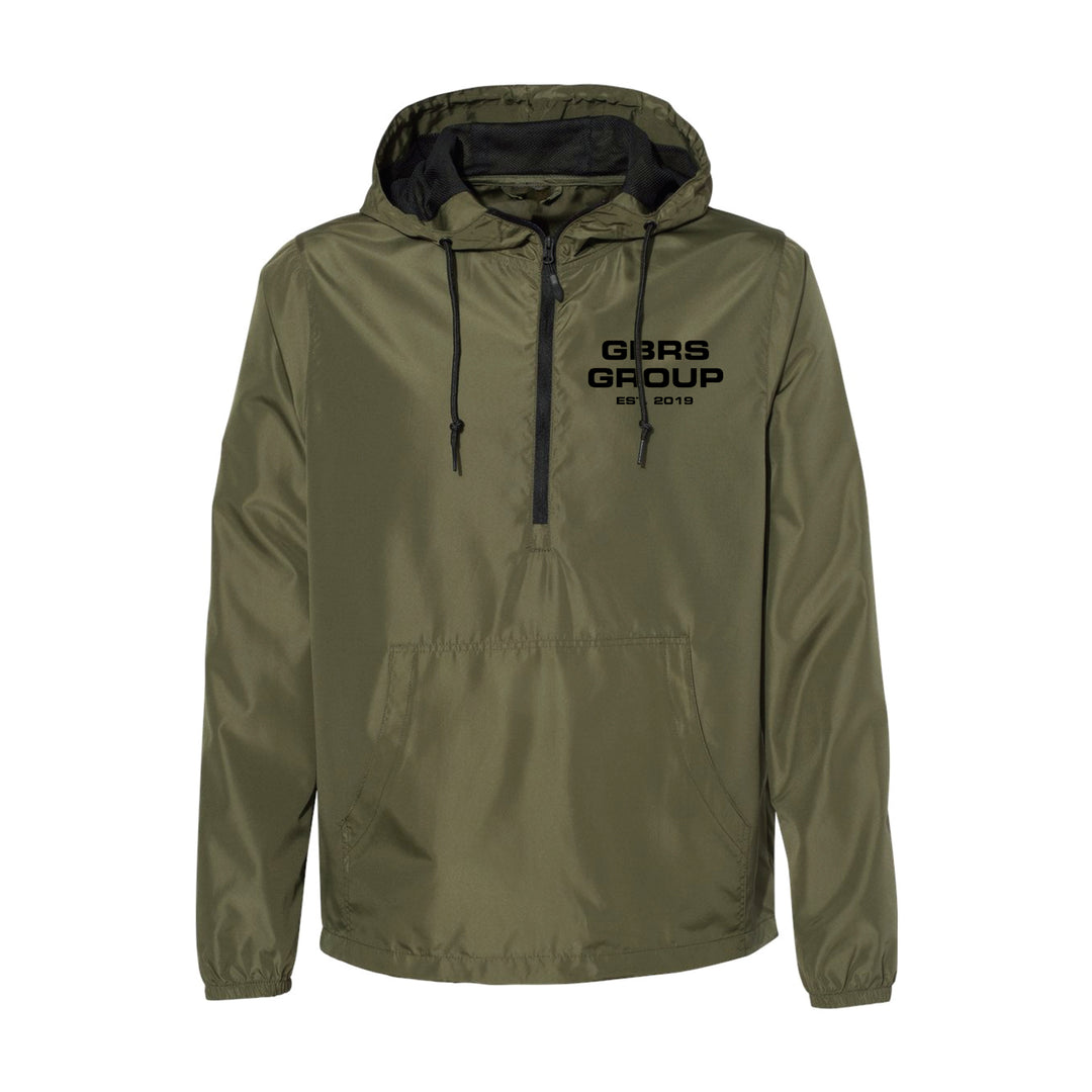 GBRS Group Instructor Windbreaker Jacket - Anniversary Edition. Half zip pull-over, water resistant, windbreaker jacket.