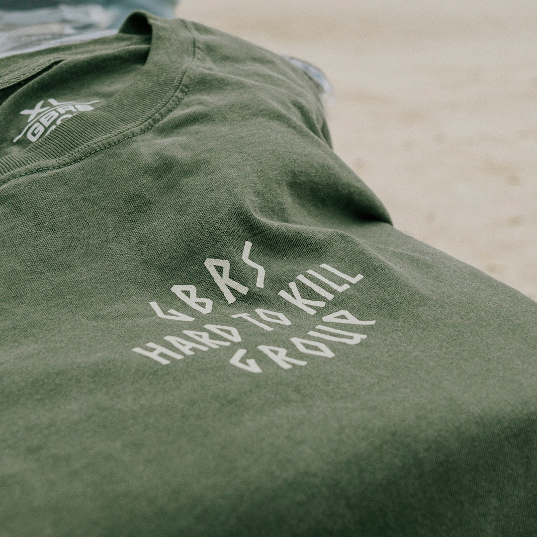 Close up image of the GBRS Group Hard to Kill Long Sleeve